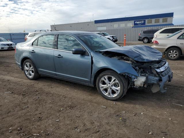 3FAHP0HA0CR437857 - 2012 FORD FUSION SE BLUE photo 4