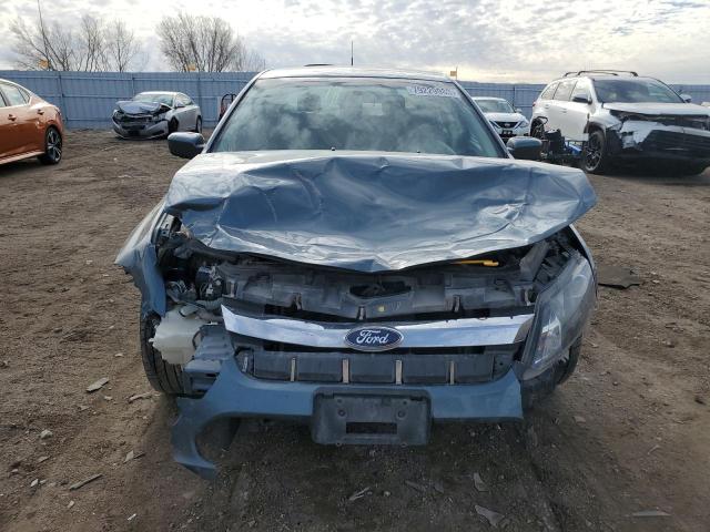 3FAHP0HA0CR437857 - 2012 FORD FUSION SE BLUE photo 5