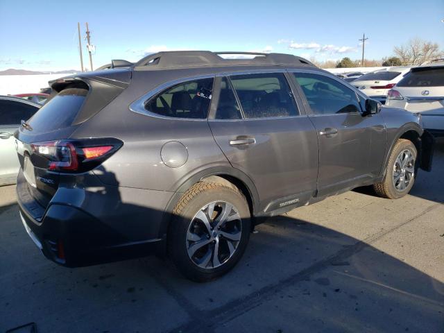 4S4BTANC0M3114251 - 2021 SUBARU OUTBACK LIMITED GRAY photo 3