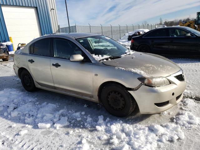 JM1BK12F751311243 - 2005 MAZDA 3 I BEIGE photo 4