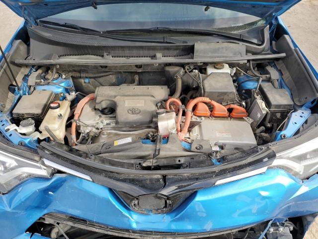 JTMDJREV4GD033755 - 2016 TOYOTA RAV4 HV LIMITED BLUE photo 12