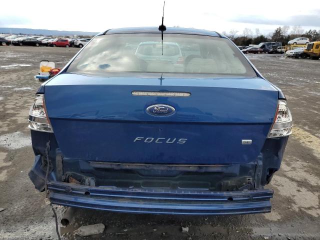 1FAHP35N39W158210 - 2009 FORD FOCUS SE BLUE photo 6