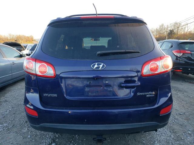 5NMSHDAG1AH416807 - 2010 HYUNDAI SANTA FE SE BLUE photo 6