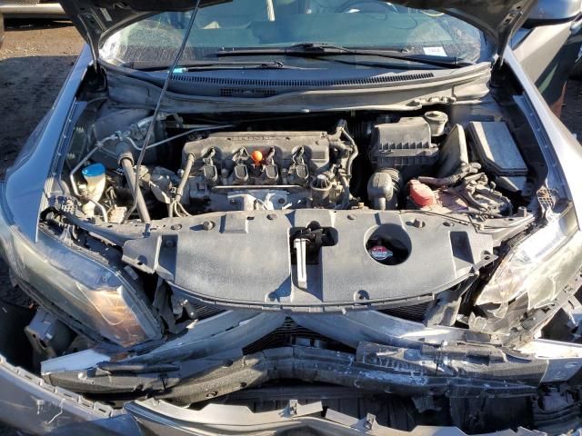 19XFB2F99DE050673 - 2013 HONDA CIVIC EXL ნაცრისფერი ფოტო 11