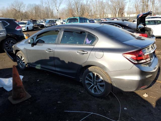 19XFB2F99DE050673 - 2013 HONDA CIVIC EXL GRAY photo 2