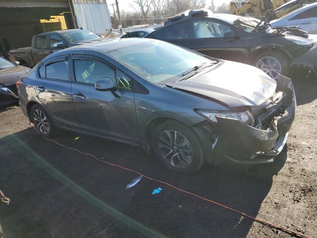 19XFB2F99DE050673 - 2013 HONDA CIVIC EXL GRAY photo 4