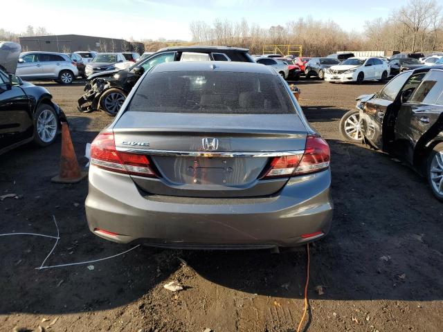 19XFB2F99DE050673 - 2013 HONDA CIVIC EXL GRAY photo 6