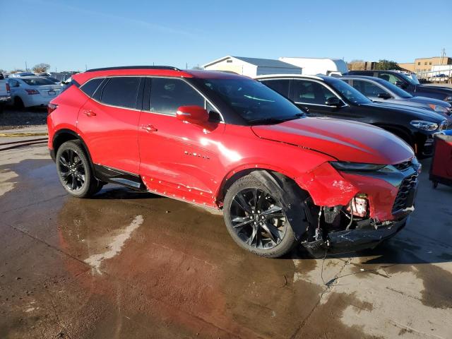 3GNKBERS4LS668733 - 2020 CHEVROLET BLAZER RS RED photo 4