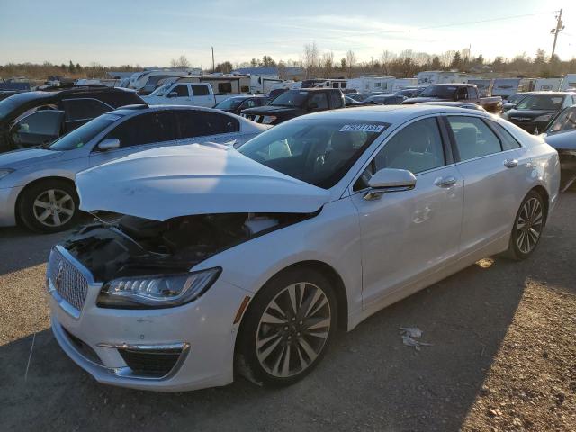 3LN6L5E91KR628489 - 2019 LINCOLN MKZ RESERVE II WHITE photo 1