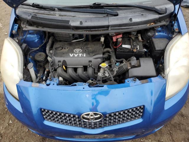 JTDJT923275092751 - 2007 TOYOTA YARIS BLUE photo 11