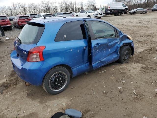 JTDJT923275092751 - 2007 TOYOTA YARIS BLUE photo 3