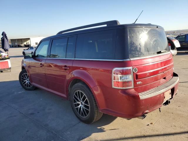 2FMGK5C81DBD28356 - 2013 FORD FLEX SEL RED photo 2