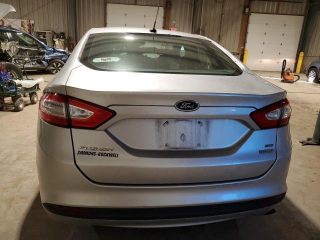 3FA6P0HD2ER384972 - 2014 FORD FUSION SE SILVER photo 6