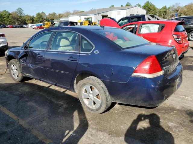 2G1WT58KX79176681 - 2007 CHEVROLET IMPALA LT BLUE photo 2