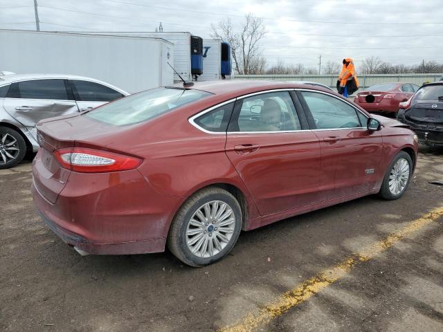 3FA6P0PU6ER108070 - 2014 FORD FUSION SE PHEV RED photo 3