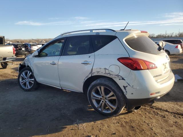 JN8AZ18W59W120464 - 2009 NISSAN MURANO S WHITE photo 2