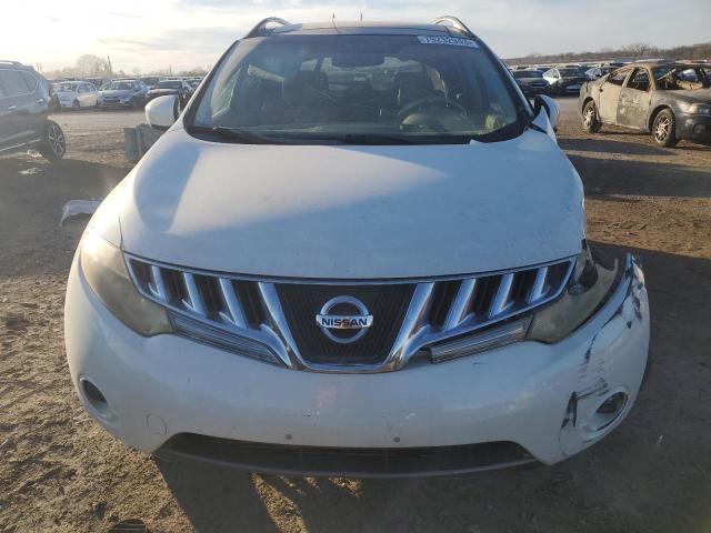 JN8AZ18W59W120464 - 2009 NISSAN MURANO S WHITE photo 5