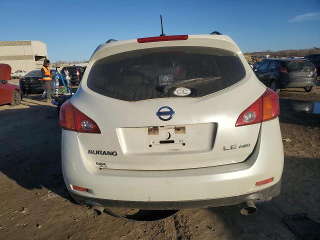 JN8AZ18W59W120464 - 2009 NISSAN MURANO S WHITE photo 6