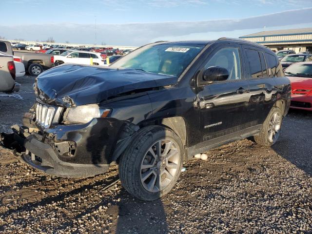 1C4NJCEB0HD161564 - 2017 JEEP COMPASS LATITUDE BLACK photo 1