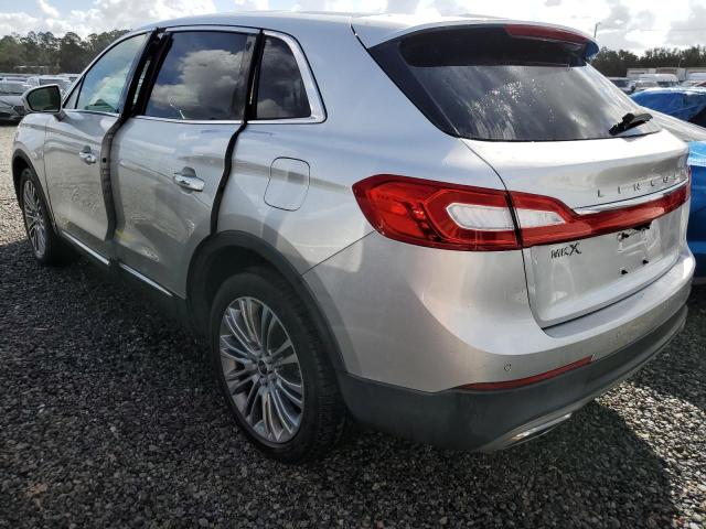 2LMPJ6LR9JBL12777 - 2018 LINCOLN MKX RESERVE Silber Foto 2
