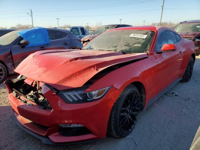 1FA6P8TH5G5279146 - 2016 FORD MUSTANG RED photo 1