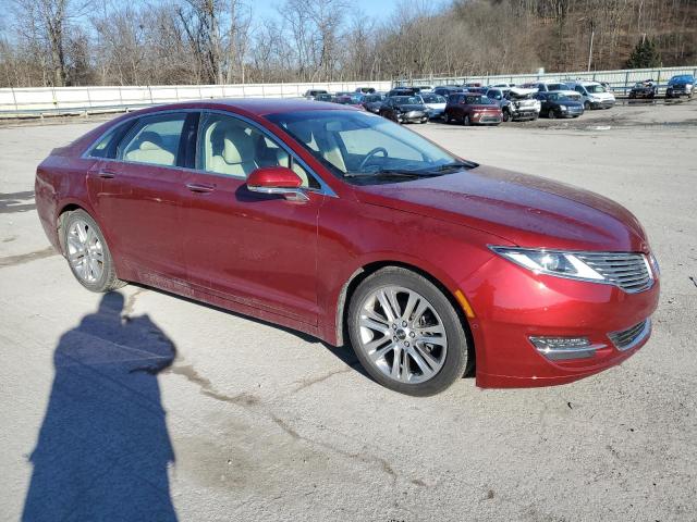 3LN6L2LUXDR823371 - 2013 LINCOLN MKZ HYBRID RED photo 4