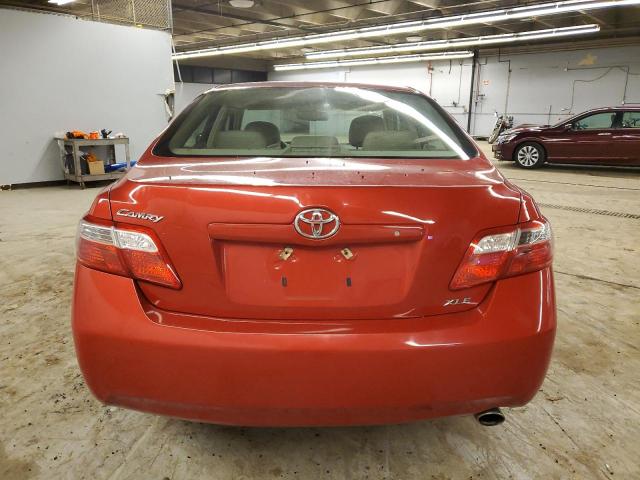 4T1BE46K97U095859 - 2007 TOYOTA CAMRY CE RED photo 6