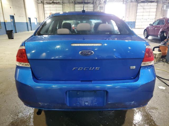 1FAHP3FN0AW289517 - 2010 FORD FOCUS SE BLUE photo 6