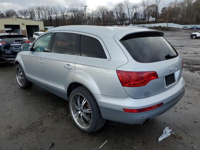 WA1AV94L87D013199 - 2007 AUDI Q7 4.2 QUATTRO SILVER photo 2