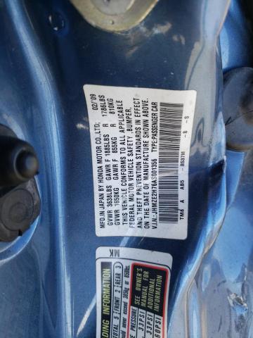 JHMZE2H76AS001356 - 2010 HONDA INSIGHT EX BLUE photo 13