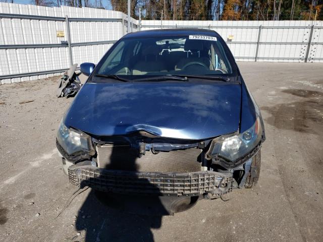 JHMZE2H76AS001356 - 2010 HONDA INSIGHT EX BLUE photo 5