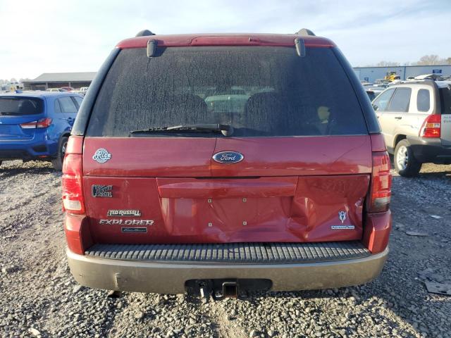 1FMDU64W04UA03028 - 2004 FORD EXPLORER EDDIE BAUER RED photo 6