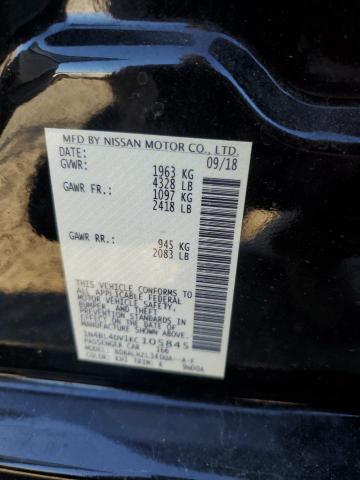 1N4BL4DV1KC105845 - 2019 NISSAN ALTIMA SV BLACK photo 12