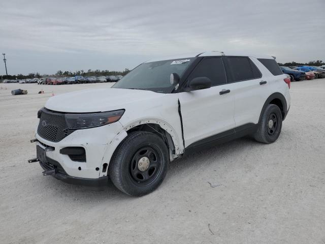 1FM5K8AW9LGC13652 - 2020 FORD EXPLORER POLICE INTERCEPTOR 白色 照片 1