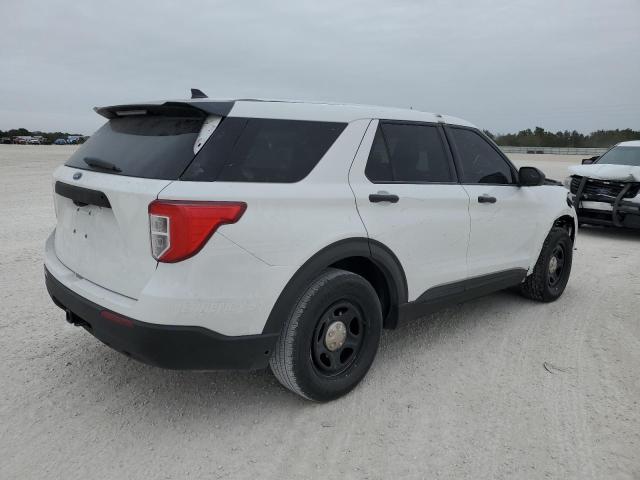 1FM5K8AW9LGC13652 - 2020 FORD EXPLORER POLICE INTERCEPTOR 白色 照片 3