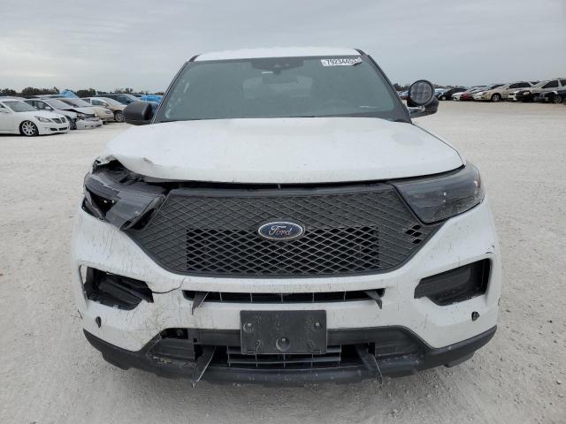 1FM5K8AW9LGC13652 - 2020 FORD EXPLORER POLICE INTERCEPTOR 白色 照片 5