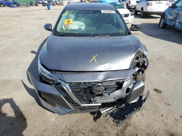 3N1AB8BV7MY278866 - 2021 NISSAN SENTRA S GRAY photo 5