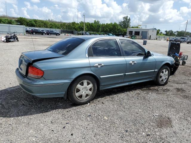 KMHWF25SX4A971369 - 2004 HYUNDAI SONATA GL BLUE photo 3