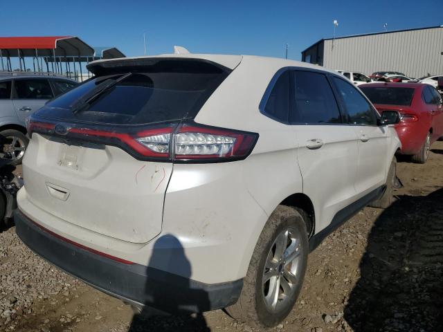 2FMTK4J81FBB37941 - 2015 FORD EDGE SEL WHITE photo 3