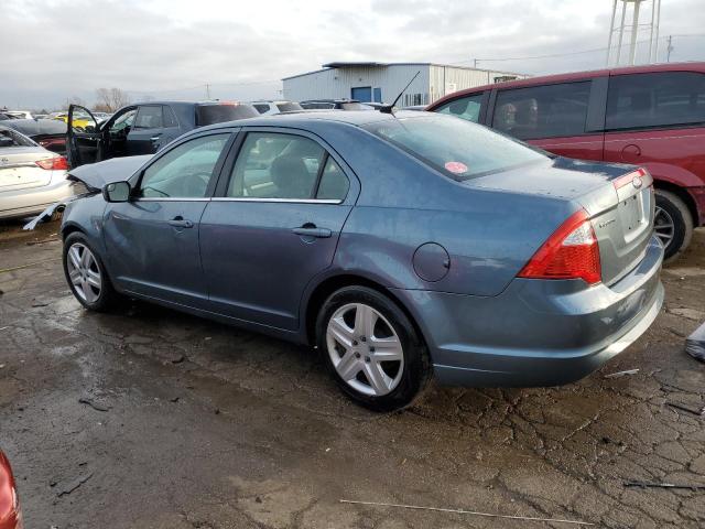 3FAHP0HA3BR232418 - 2011 FORD FUSION SE TEAL photo 2