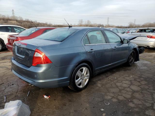 3FAHP0HA3BR232418 - 2011 FORD FUSION SE TEAL photo 3