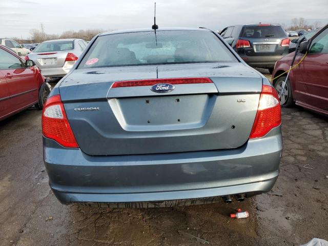 3FAHP0HA3BR232418 - 2011 FORD FUSION SE TEAL photo 6