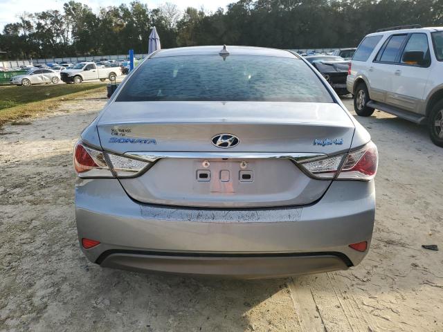 KMHEC4A45FA123412 - 2015 HYUNDAI SONATA HYBRID GRAY photo 6