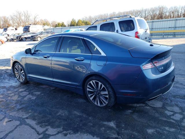 3LN6L5EC9KR610950 - 2019 LINCOLN MKZ RESERVE II BLUE photo 2