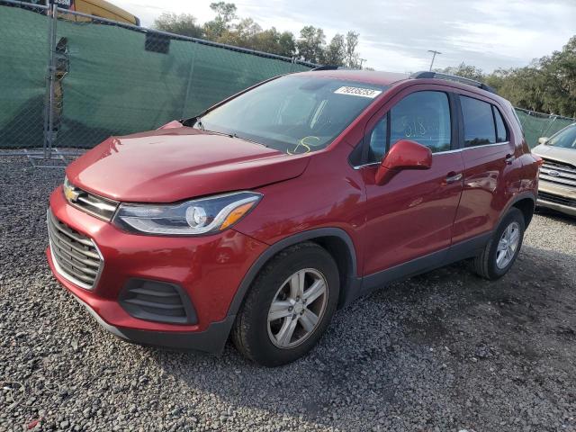 3GNCJLSB4KL255757 - 2019 CHEVROLET TRAX 1LT RED photo 1