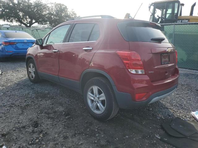 3GNCJLSB4KL255757 - 2019 CHEVROLET TRAX 1LT RED photo 2