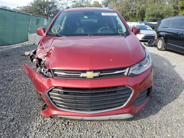 3GNCJLSB4KL255757 - 2019 CHEVROLET TRAX 1LT RED photo 5