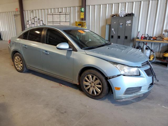 1G1PF5S99B7251494 - 2011 CHEVROLET CRUZE LT BLUE photo 4