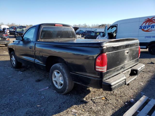 1B7FL26X9XS208474 - 1999 DODGE DAKOTA BLACK photo 2