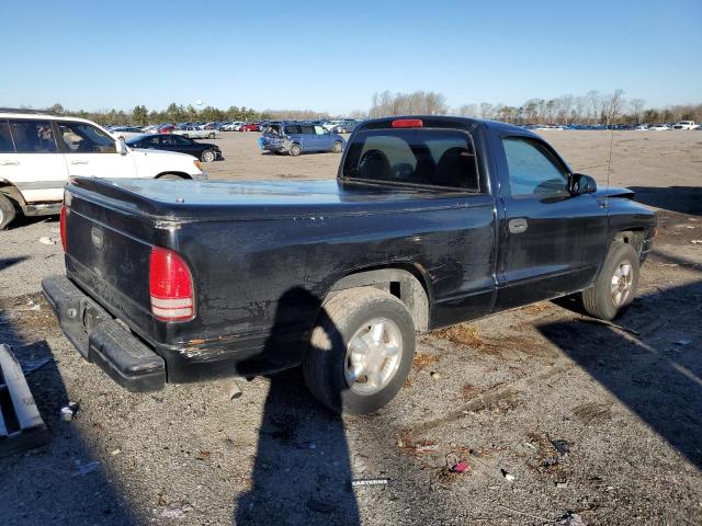 1B7FL26X9XS208474 - 1999 DODGE DAKOTA BLACK photo 3